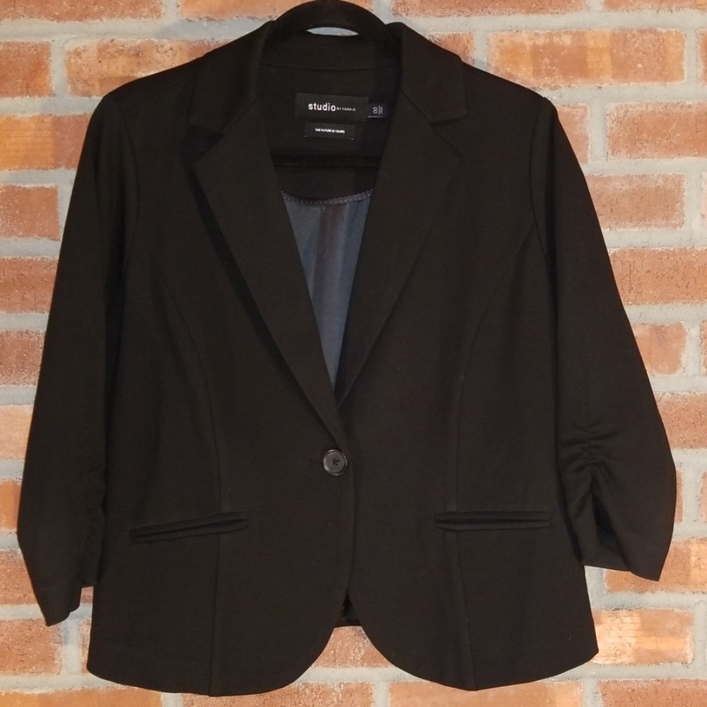 Torrid Studio Collection Button Front Blazer - Picture 1 of 7